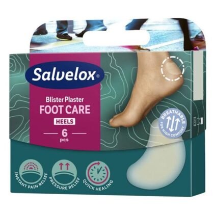 Apósitos para ampollas del talón Salvelox 6 uds