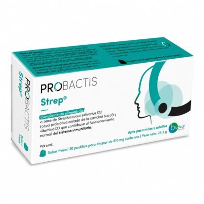 Probactis Strep Sabor Fresa 30 Pastillas